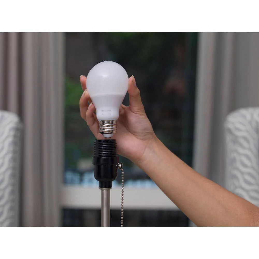 Philips White Ambiance Smart Wireless Lighting Recipe Kit – 1 A19 LED (60W Equivalent) Dimmable Bulb + Remote Dimmer Switch - Image 3