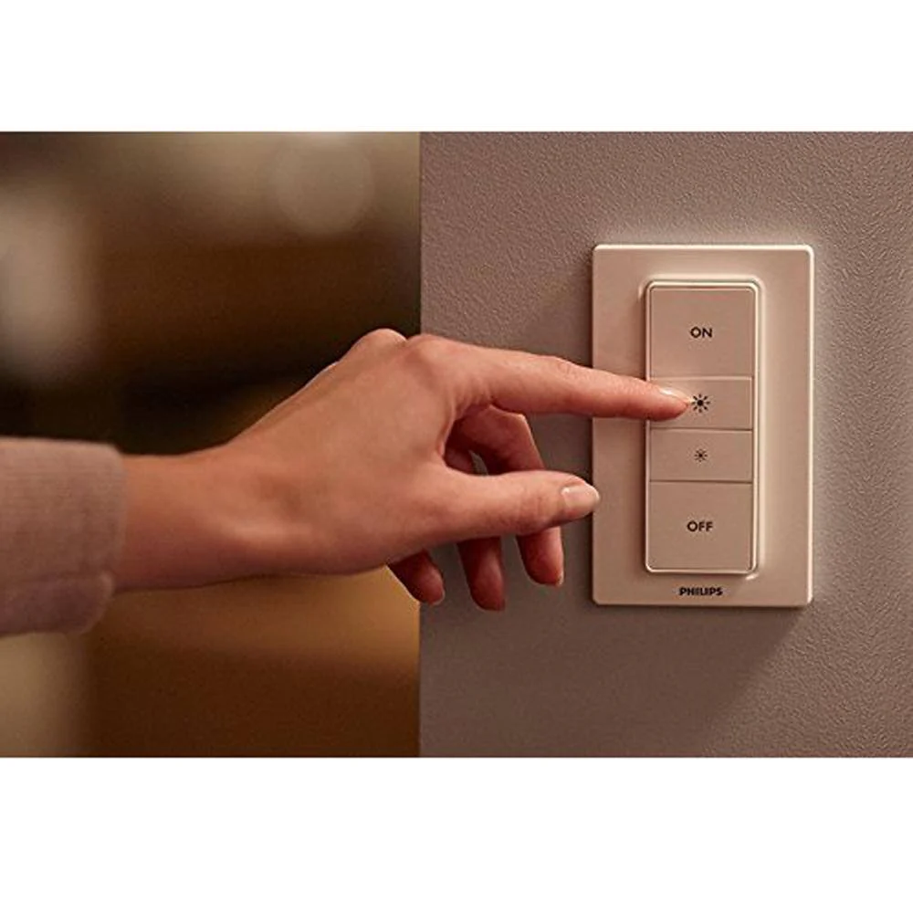Philips White Ambiance Smart Wireless Lighting Recipe Kit – 1 A19 LED (60W Equivalent) Dimmable Bulb + Remote Dimmer Switch - Image 7
