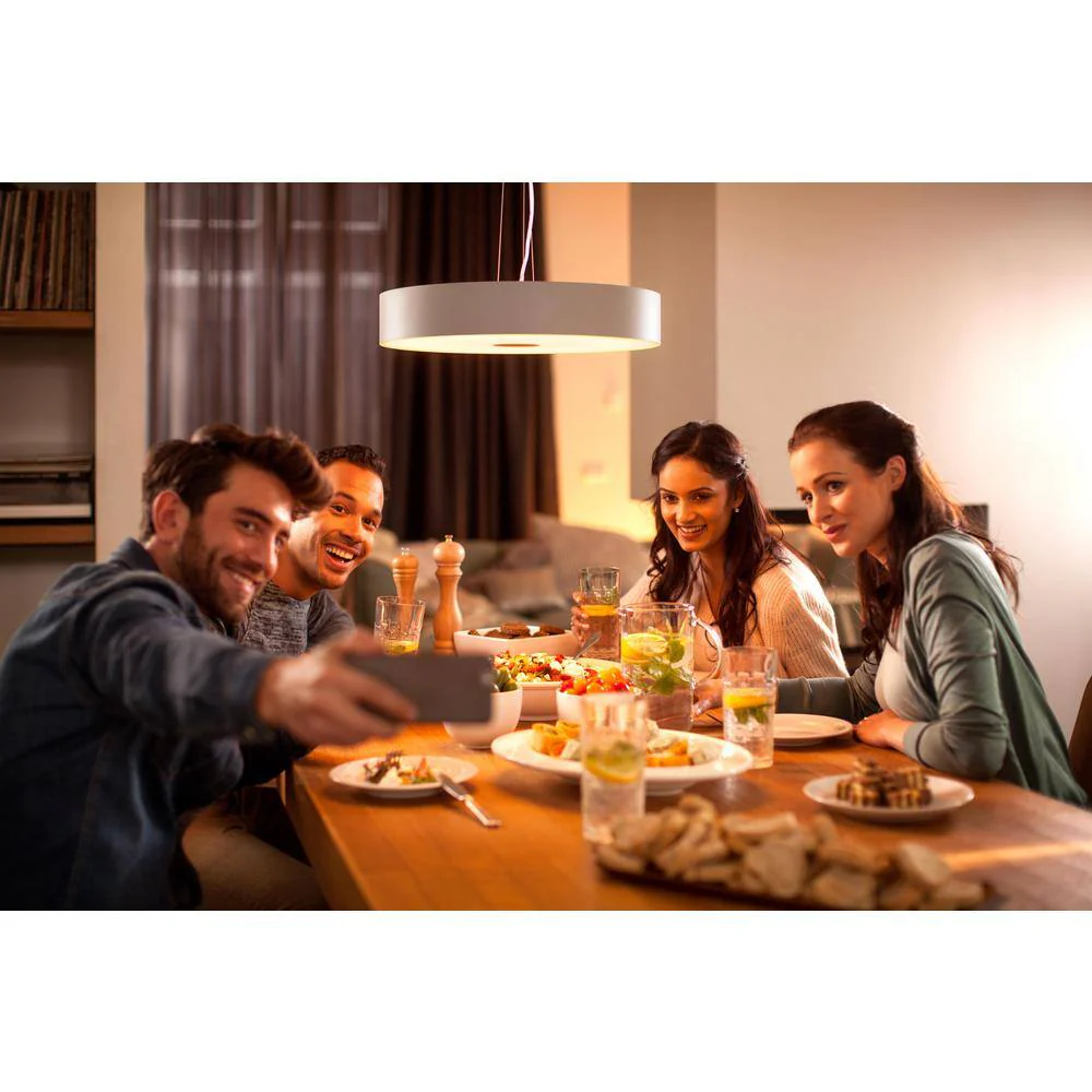 Philips White Ambiance Smart Wireless Lighting Recipe Kit – 1 A19 LED (60W Equivalent) Dimmable Bulb + Remote Dimmer Switch - Image 8
