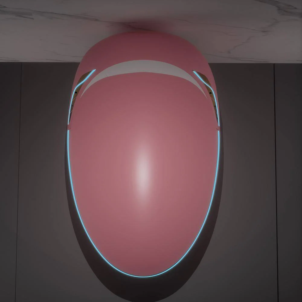 Pink Smart Bidet Toilet with Foot Sensor, LED Display & Warm Water - Image 8