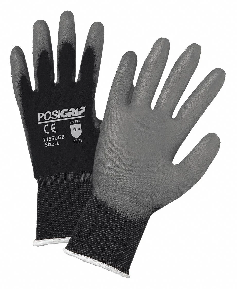PIP PosiGrip XL Coated Gloves - Palm Dipped Polyurethane, 12-Pack