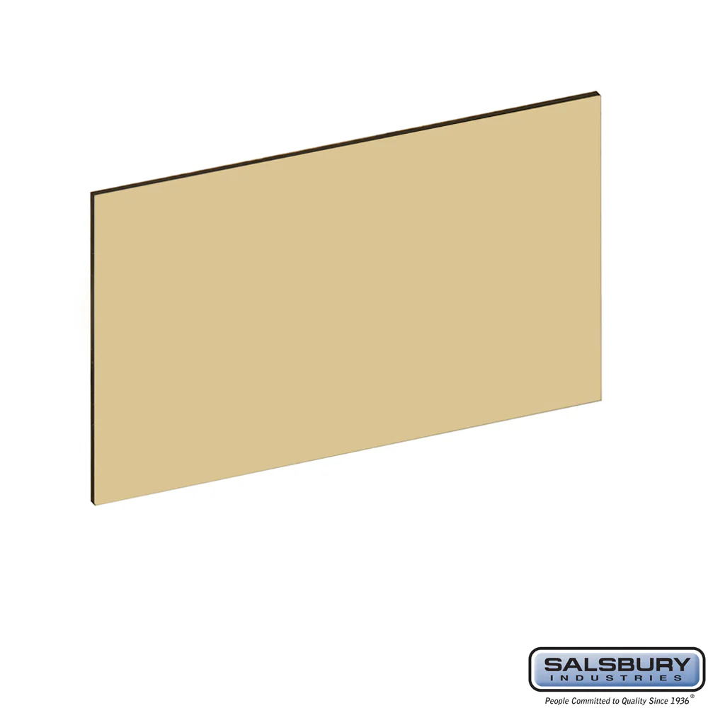 Plastic Window for Brass Mailbox Door - Tan