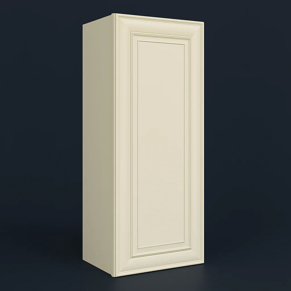 Plywell Antique White Single Door Wall Cabinet - Ready to Assemble
