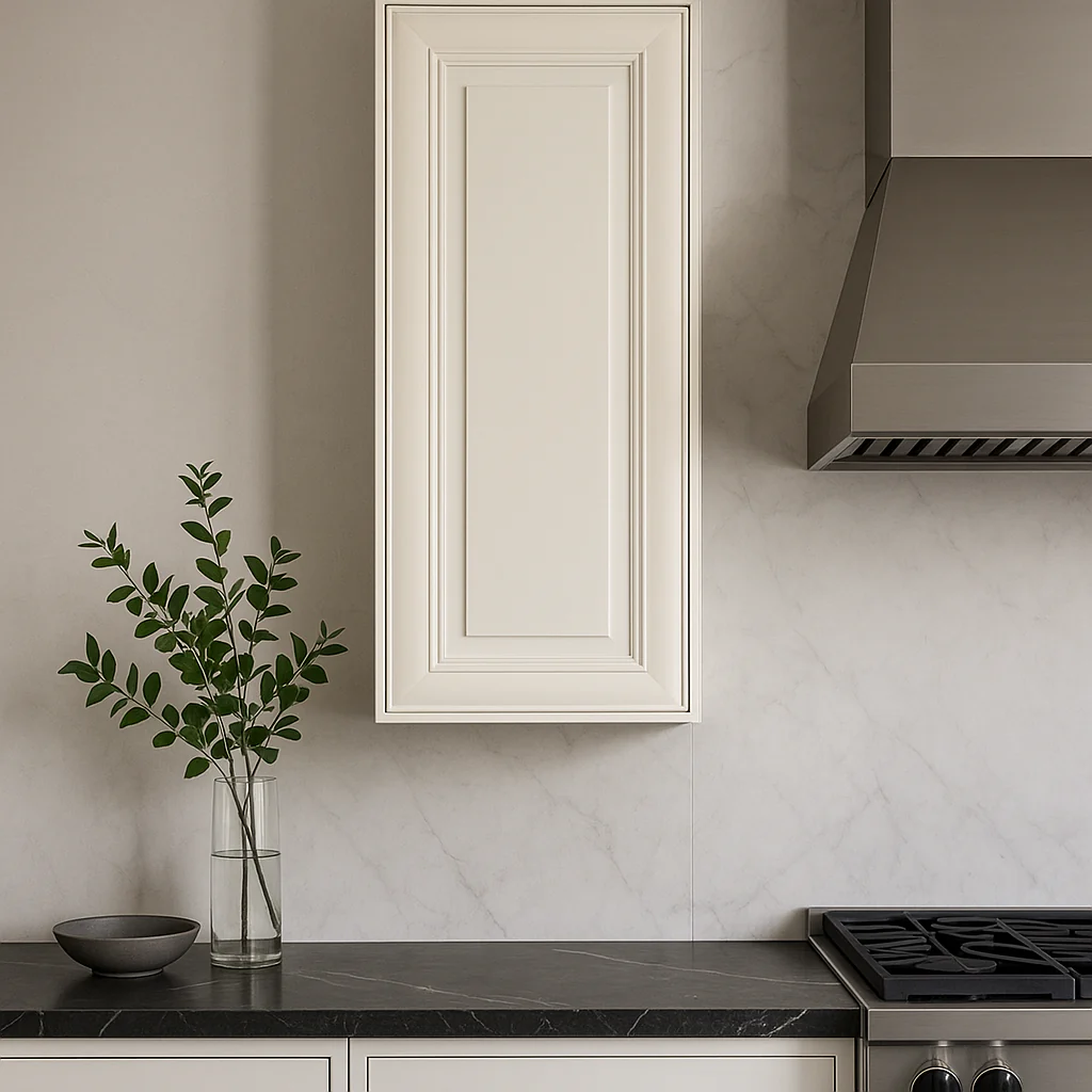 Plywell Antique White Single Door Wall Cabinet - Ready to Assemble - Image 4