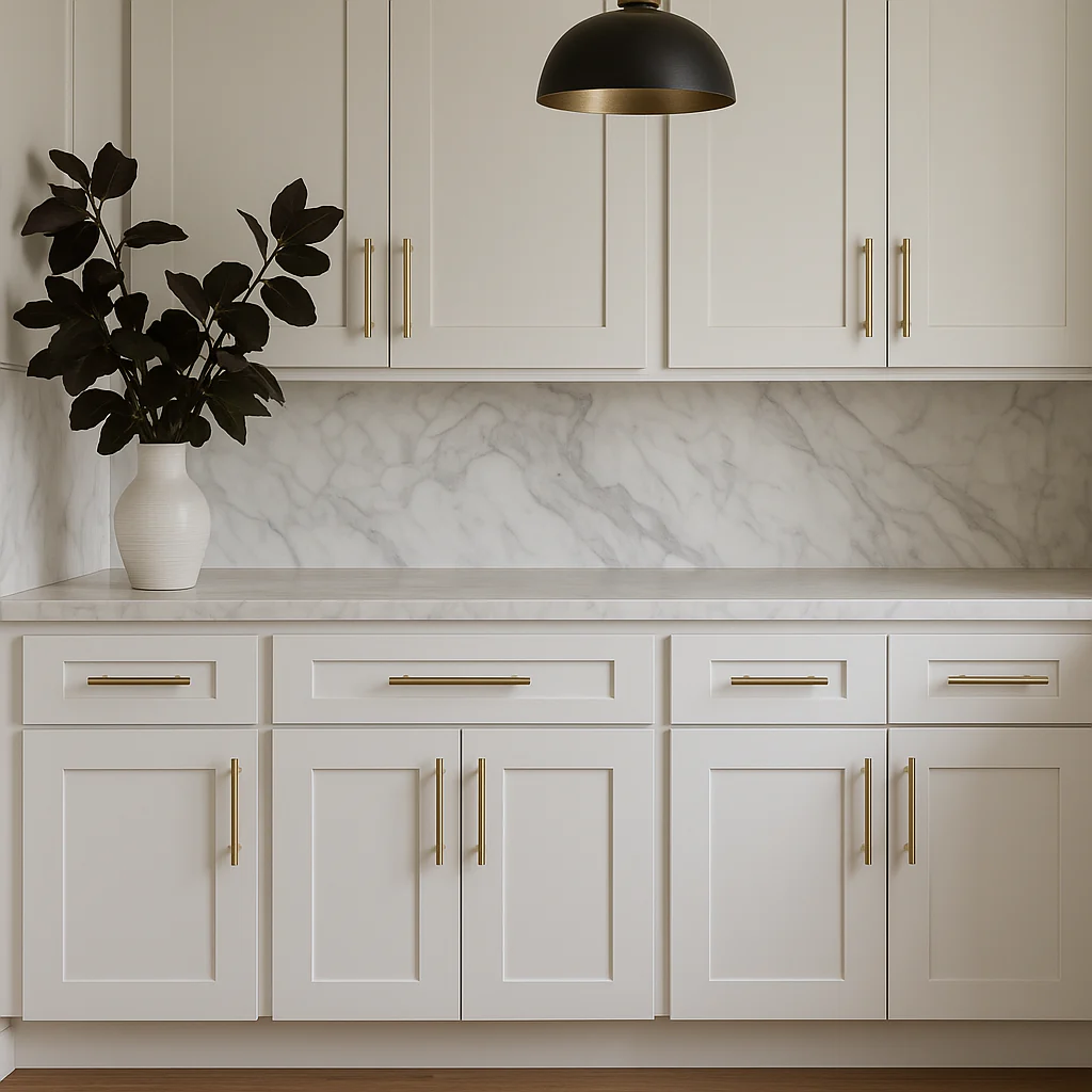 Plywell Shaker Base Cabinet with 1 Door and 1 Drawer in White - Image 4