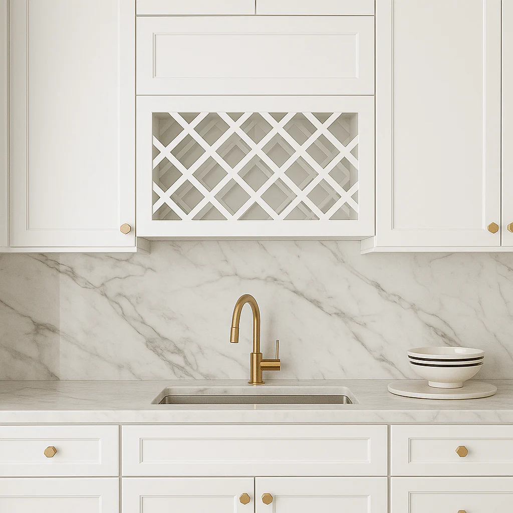Plywell Shaker Wall Wine Rack, Ready to Assemble, White, 36x18x12 in. - Image 3