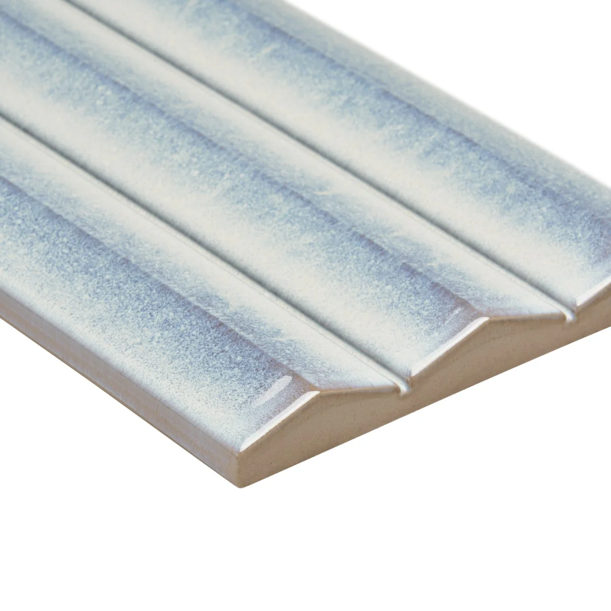 Ponto Iris White Fluted 5x16 3D Polished Porcelain Tile by Lux Tile - Image 8