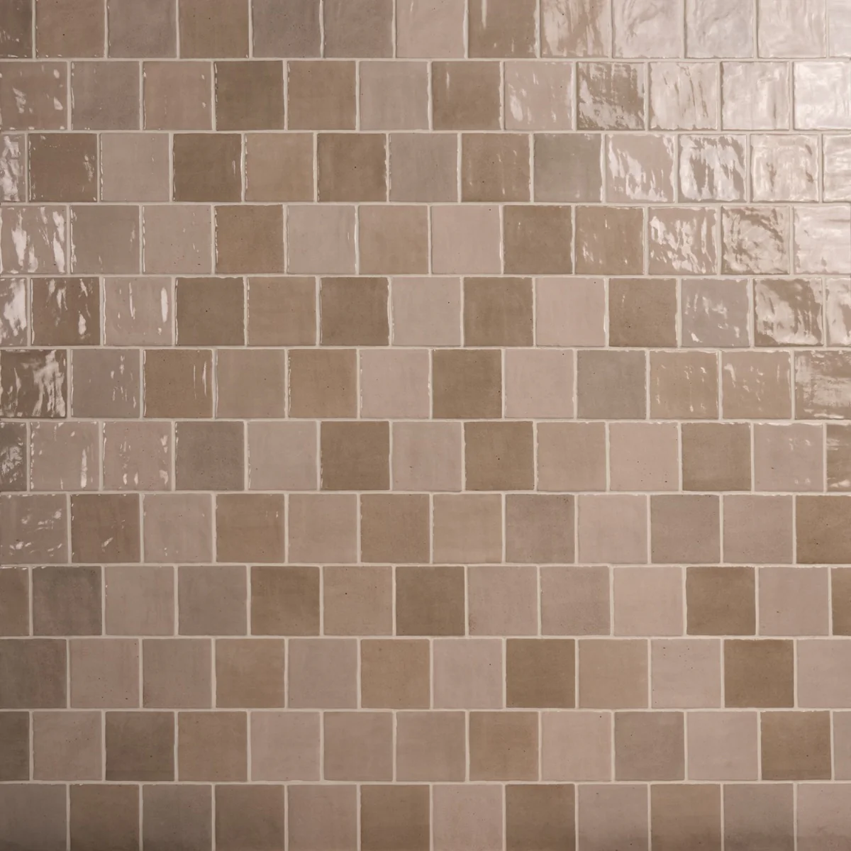 Portmore Taupe 4x4 Glazed Ceramic Tile - Lux Tile - Image 3