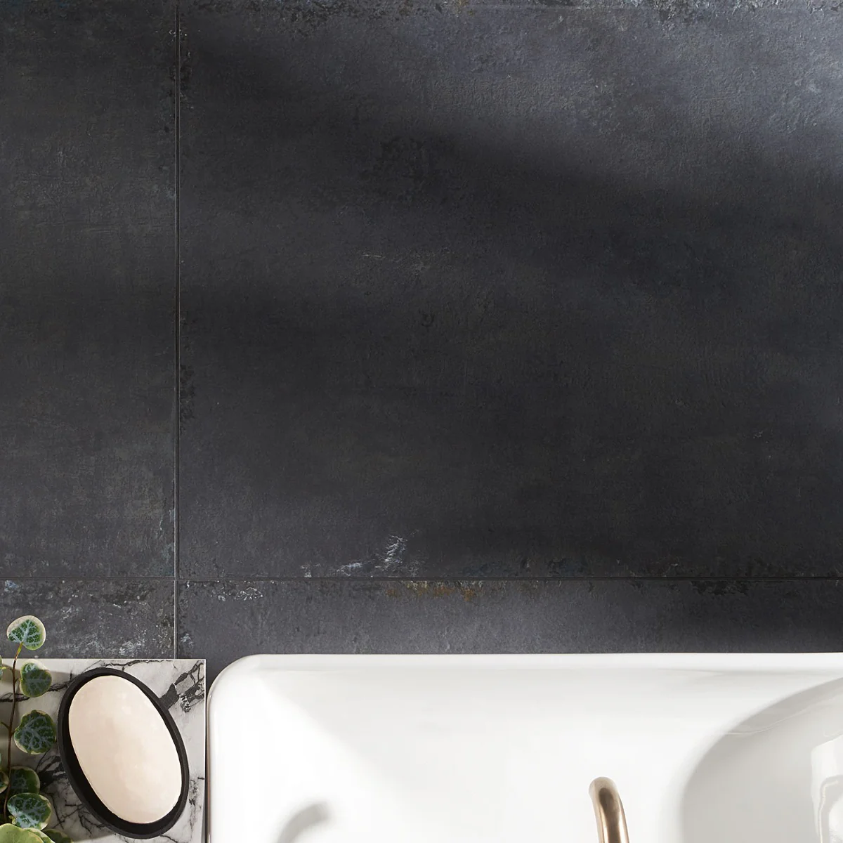 Portrait Black Matte Porcelain Tile 24x48 - Lux Tile - Image 7