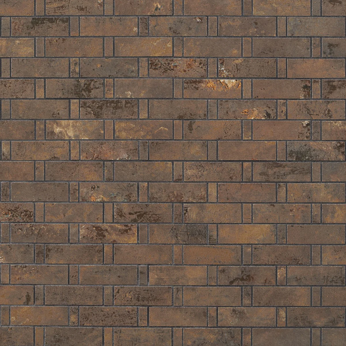 Portrait Copper Weave Matte Porcelain Mosaic Tile - Lux Tile - Image 7
