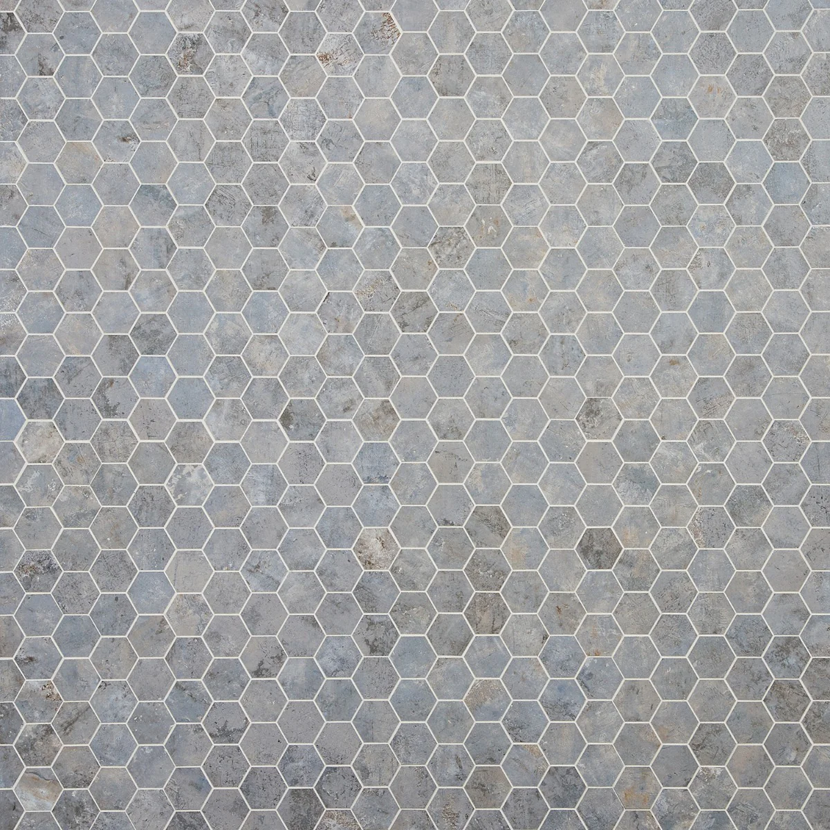 Portrait Ocean Blue 2" Hexagon Matte Porcelain Mosaic Tile - Lux Tile - Image 4