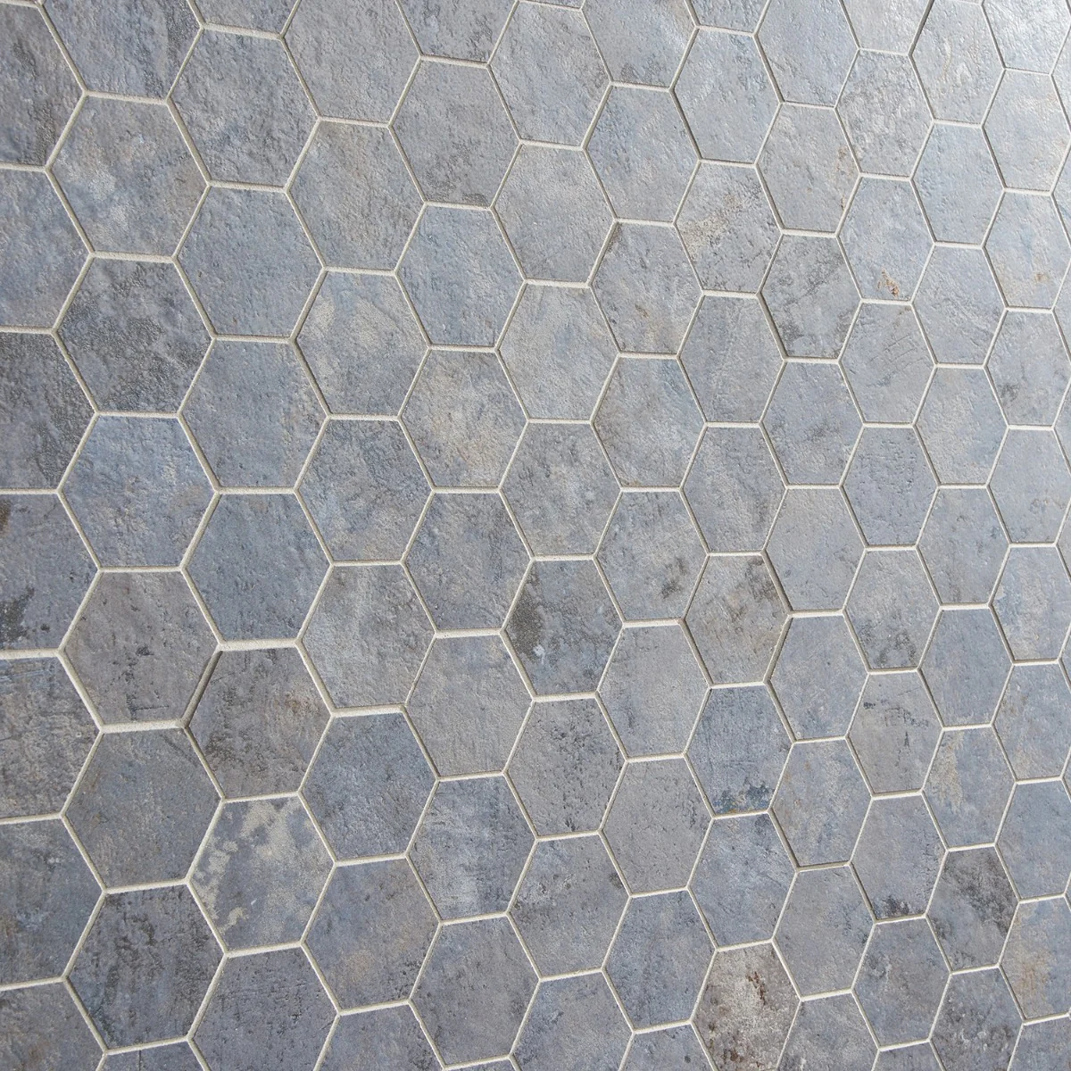 Portrait Ocean Blue 2" Hexagon Matte Porcelain Mosaic Tile - Lux Tile - Image 6