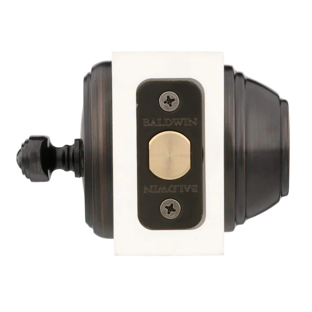 Prestige Carnaby Venetian Bronze Exterior Entry Knob and Single Cylinder Deadbolt Combo Pack Featuring SmartKey Security - Image 4