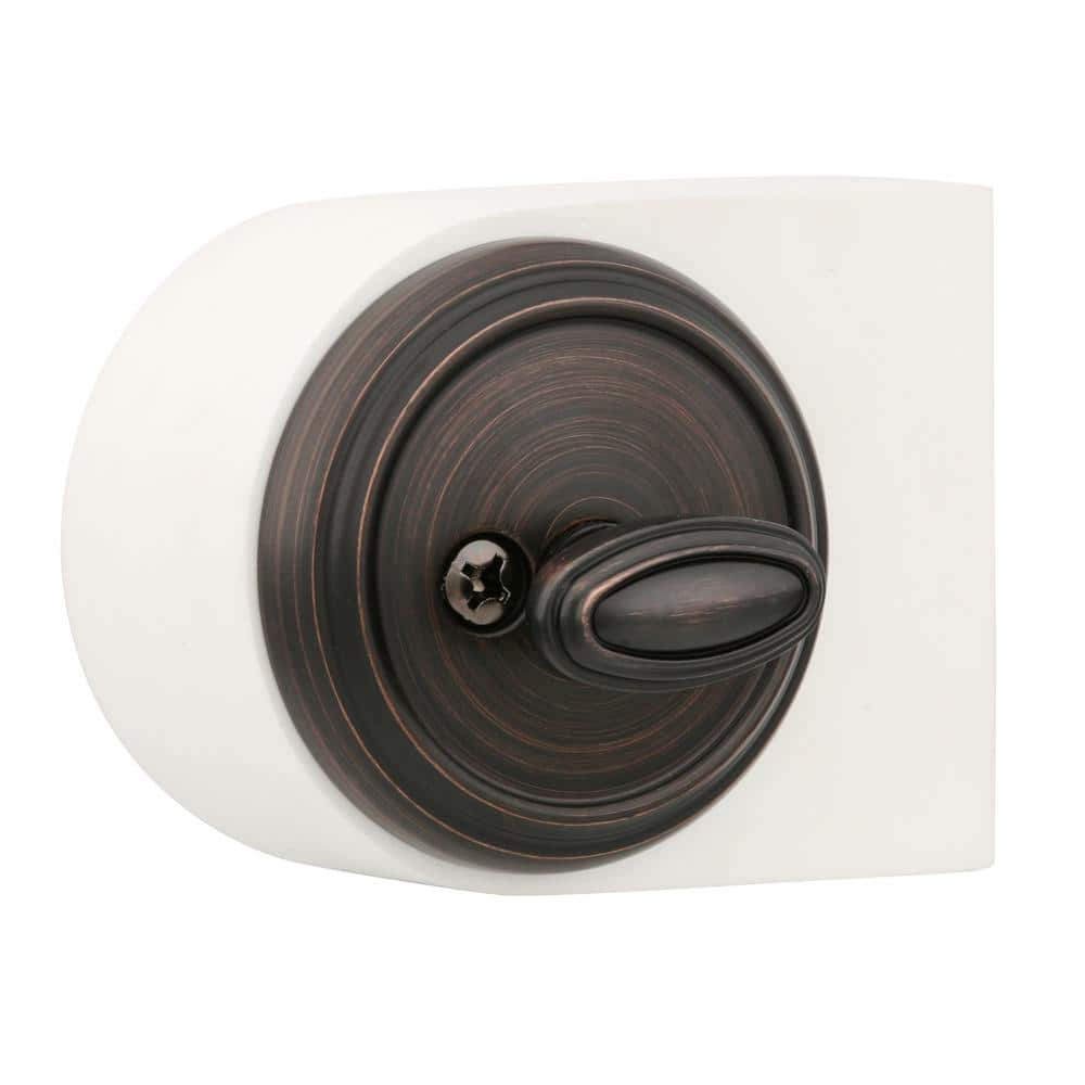 Prestige Carnaby Venetian Bronze Exterior Entry Knob and Single Cylinder Deadbolt Combo Pack Featuring SmartKey Security - Image 7