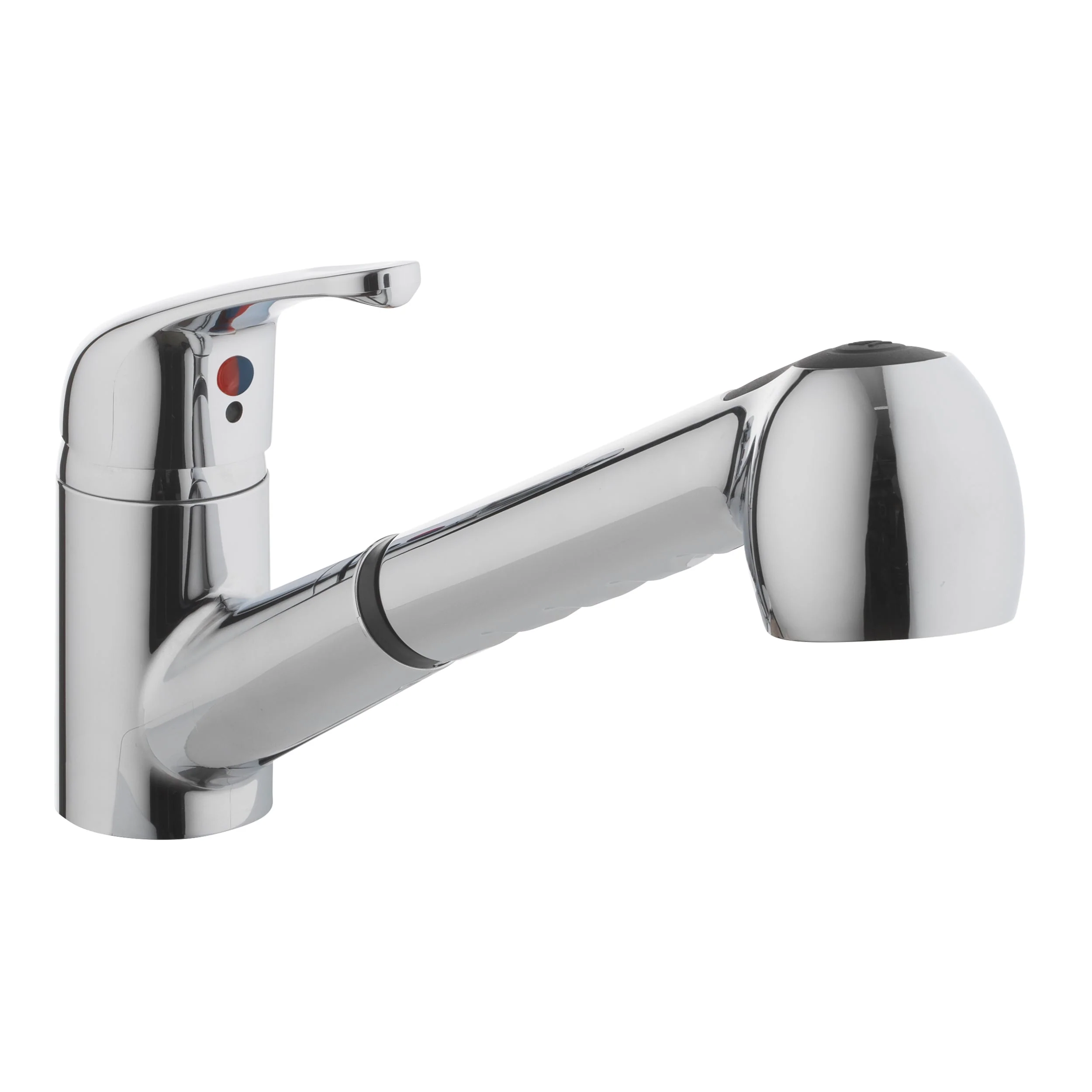 Project Source Chrome 1-Handle Deck-Mount Utility Faucet with Pulldown Sprayer - Image 4