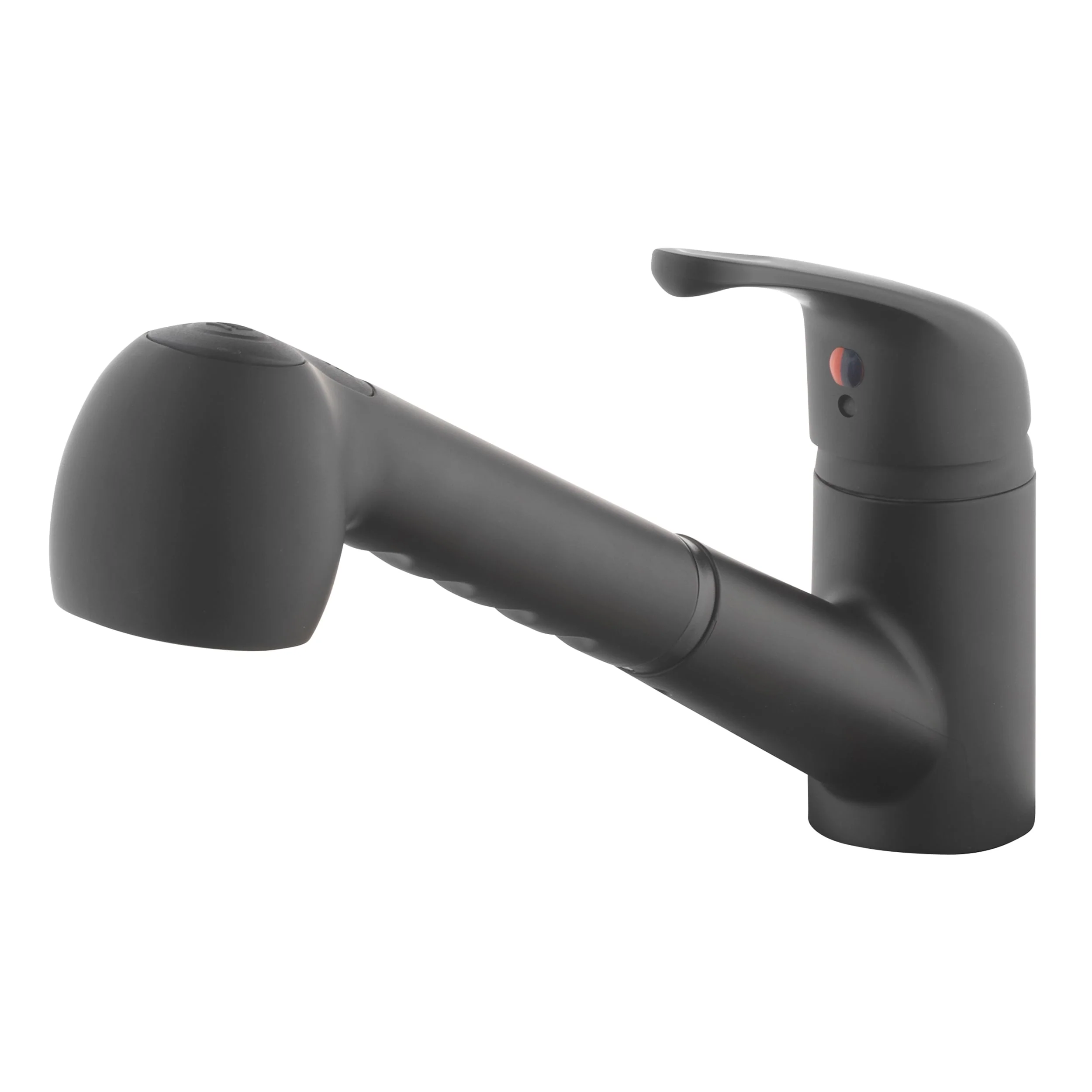 Project Source Matte Black Utility Faucet with Pulldown Sprayer - Image 3