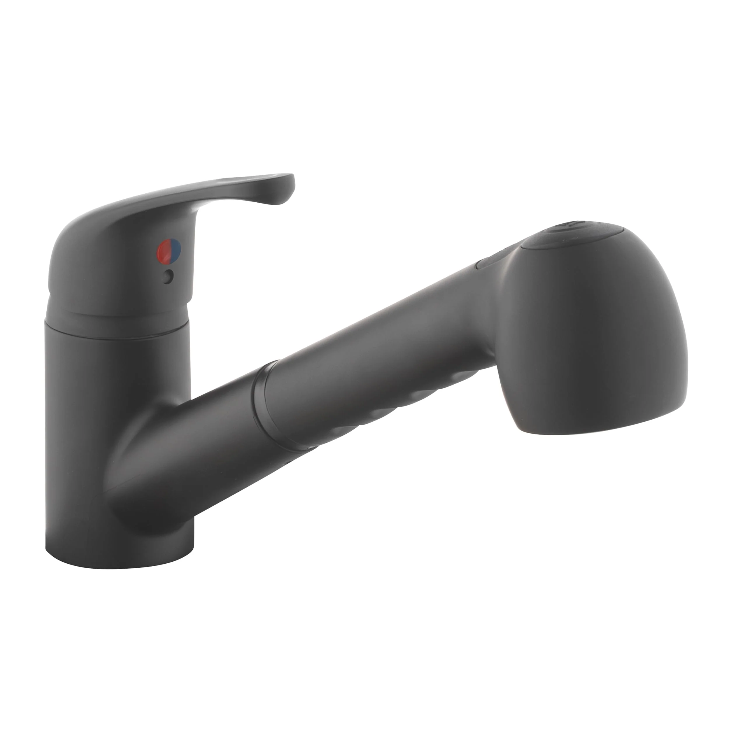 Project Source Matte Black Utility Faucet with Pulldown Sprayer - Image 5