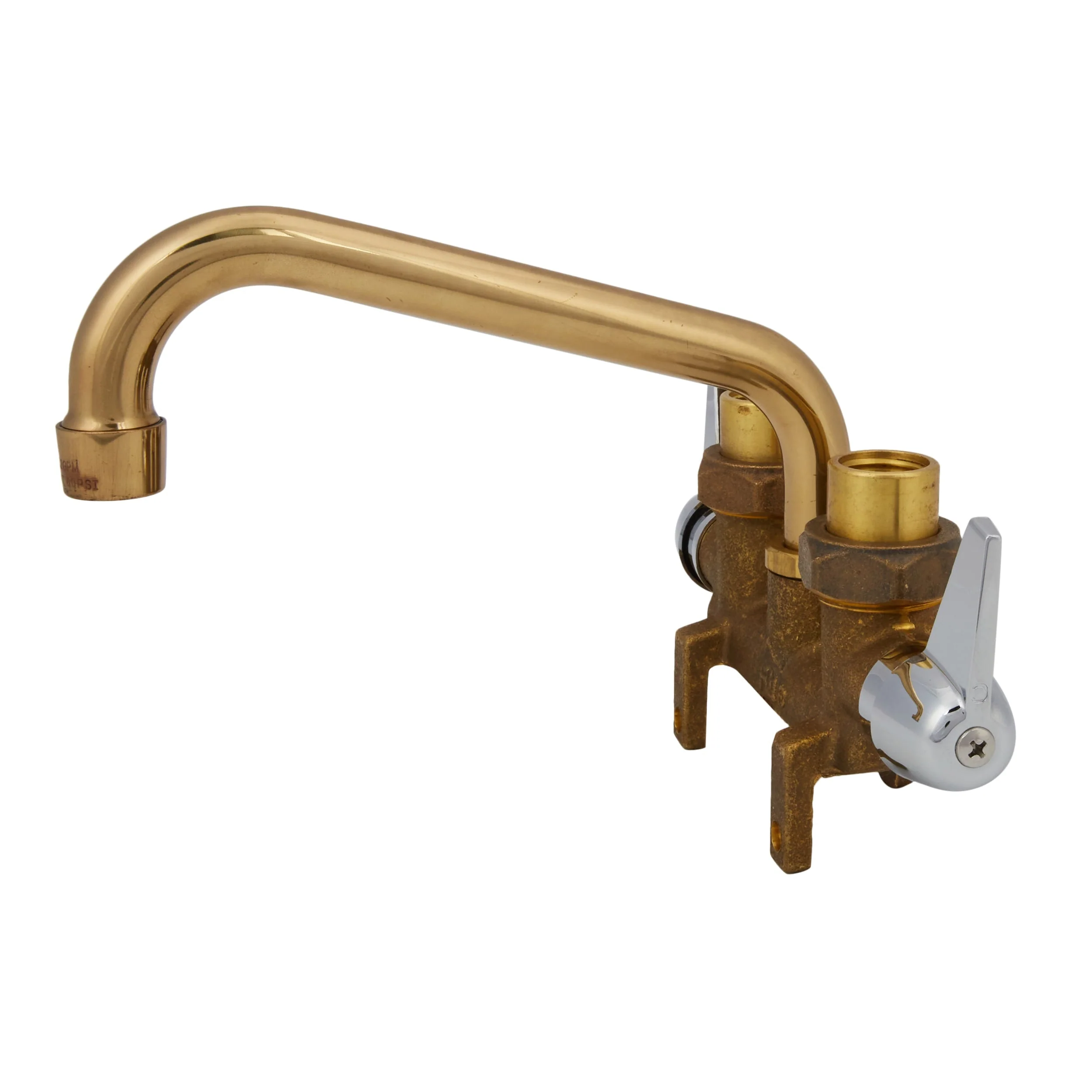 Project Source Rough Brass 2-handle Deck-mount Utility Faucet - Image 10