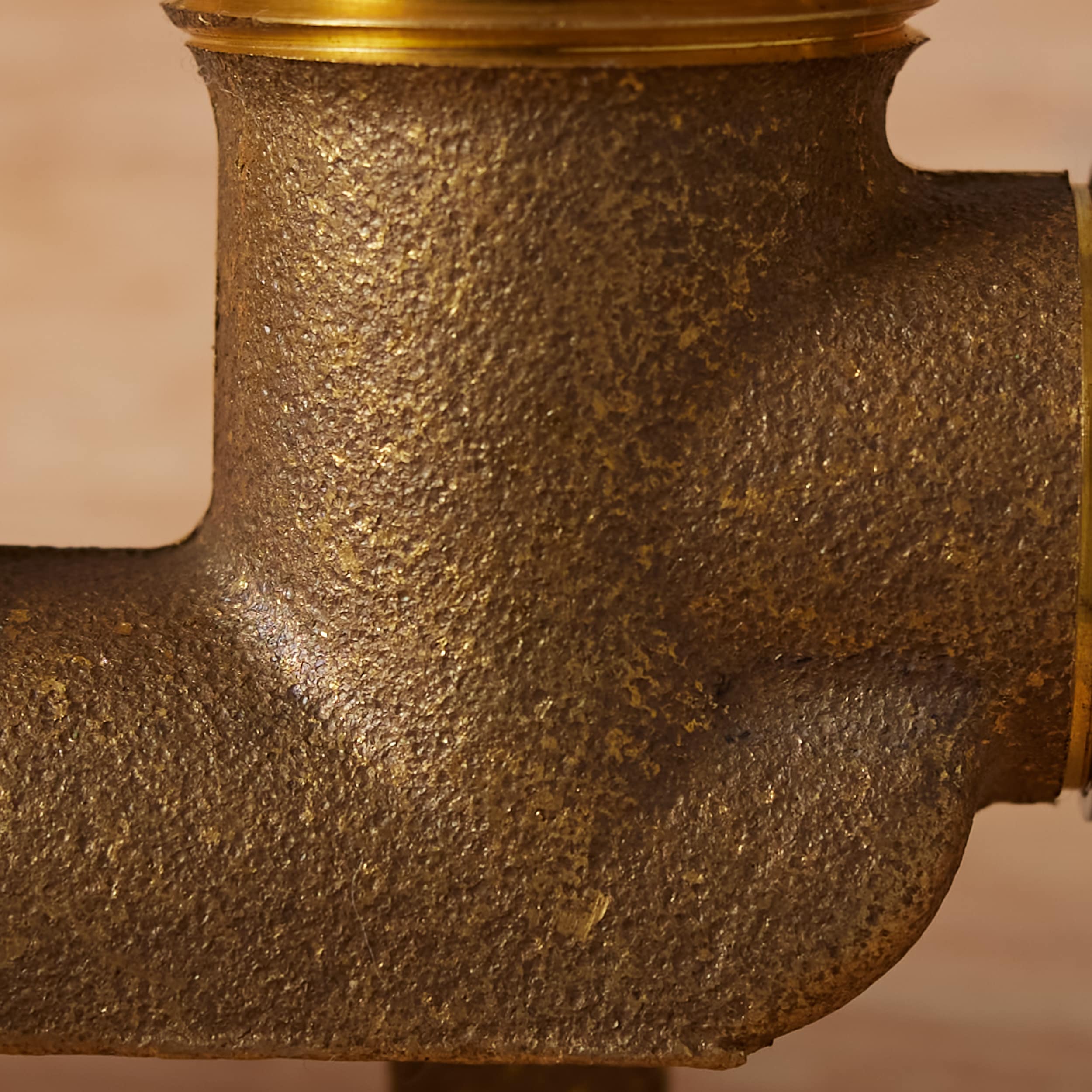 Project Source Rough Brass 2-handle Deck-mount Utility Faucet - Image 12