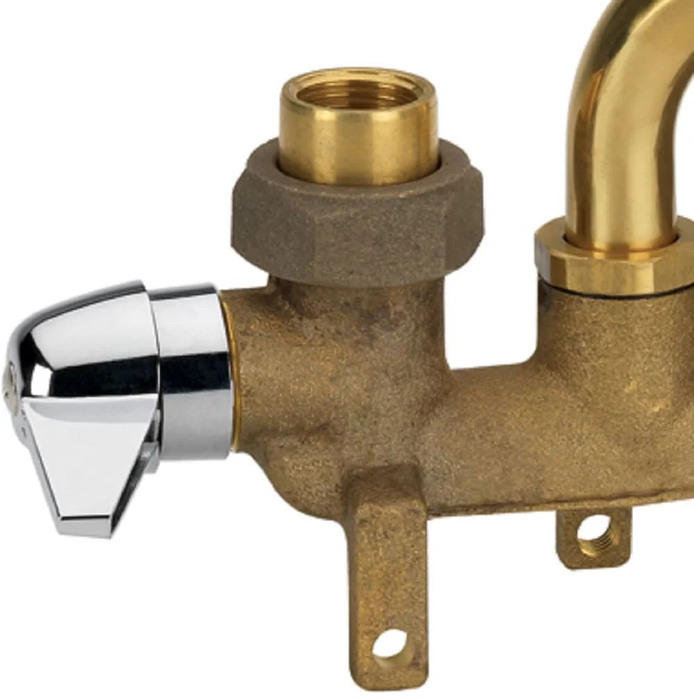 Project Source Rough Brass 2-handle Deck-mount Utility Faucet - Image 14
