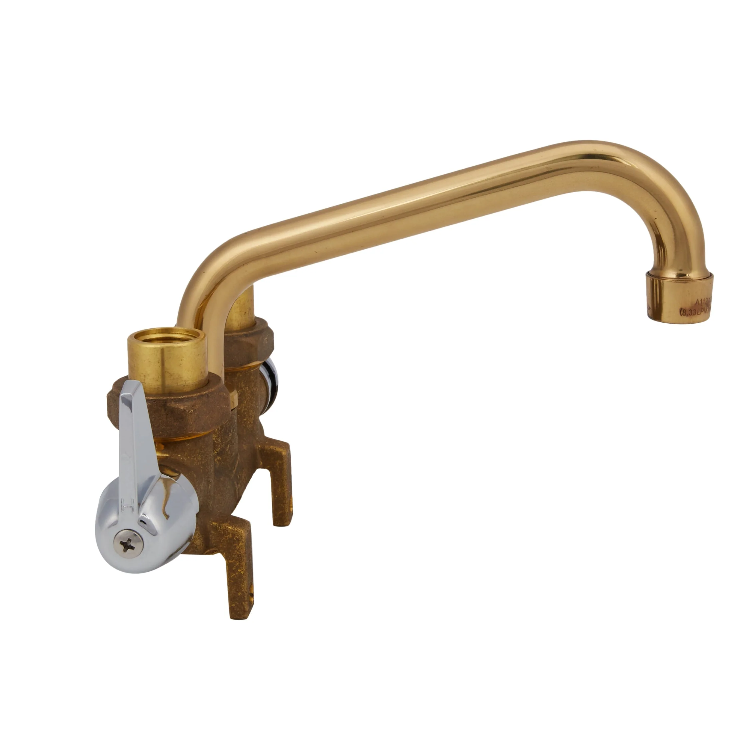 Project Source Rough Brass 2-handle Deck-mount Utility Faucet - Image 8