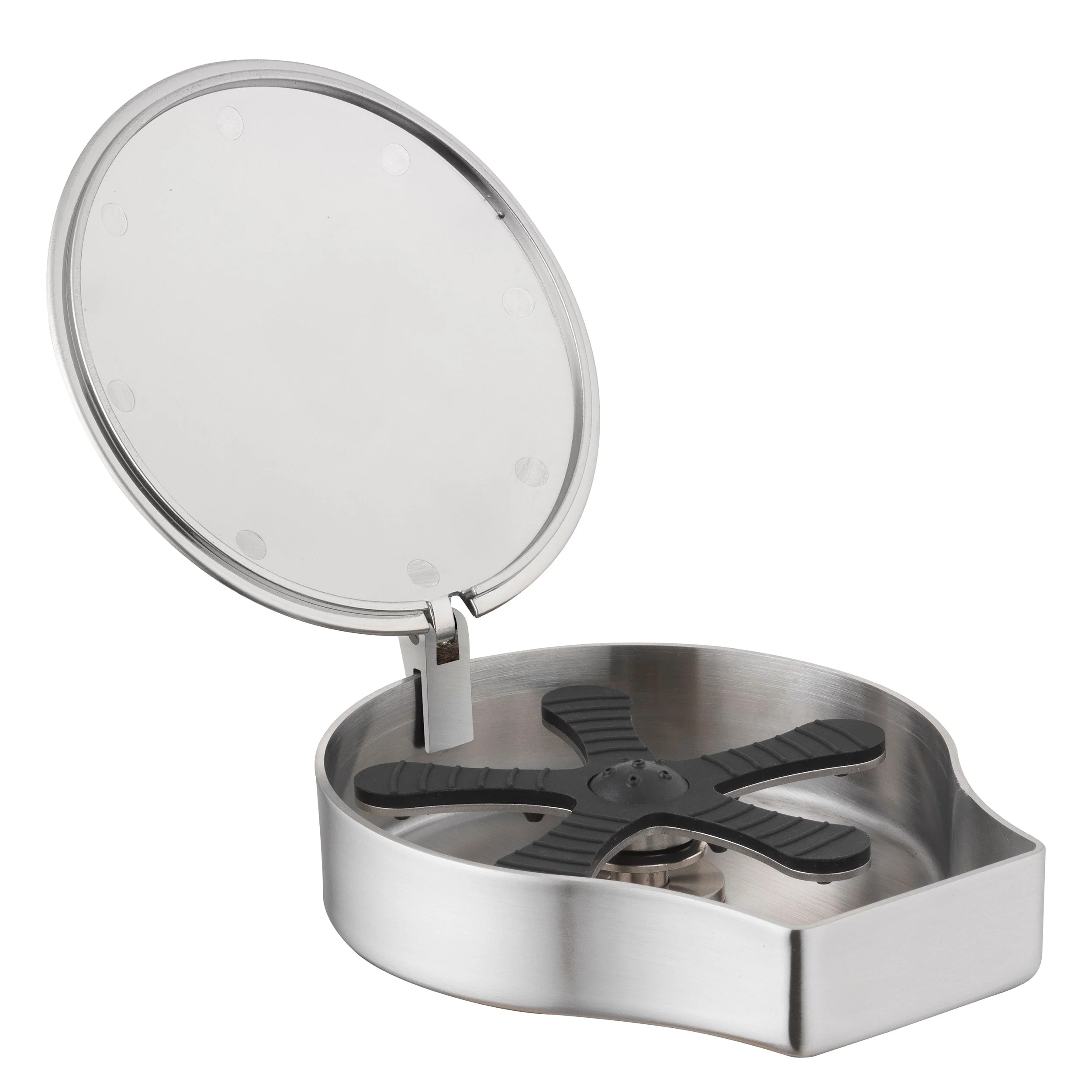 Project Source Stainless Steel Touchless Deck-mount Utility Faucet