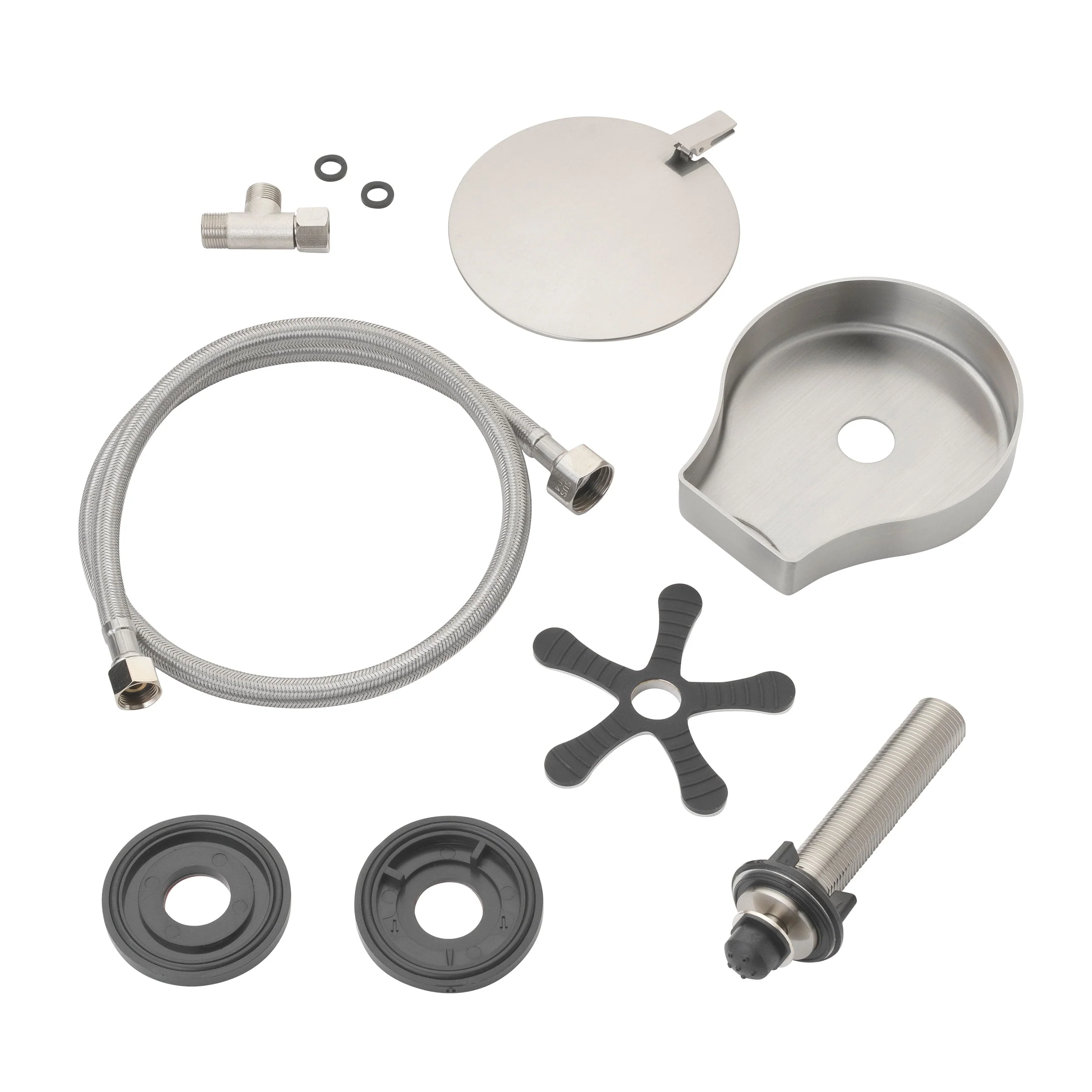 Project Source Stainless Steel Touchless Deck-mount Utility Faucet - Image 9