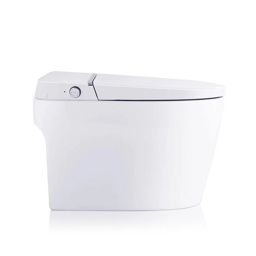 PROOX Elongated Smart Bidet Toilet, 1.28 GPF in White with Auto Functions and Heated Seat - Image 3