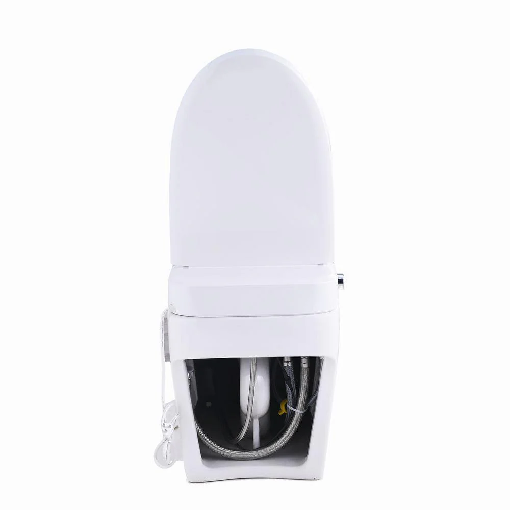 PROOX Elongated Smart Bidet Toilet, 1.28 GPF in White with Auto Functions and Heated Seat - Image 5