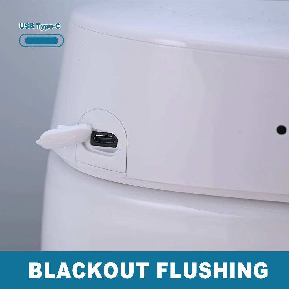 PROOX Elongated Smart Bidet Toilet, 1.28 GPF in White with Auto Functions and Heated Seat - Image 9