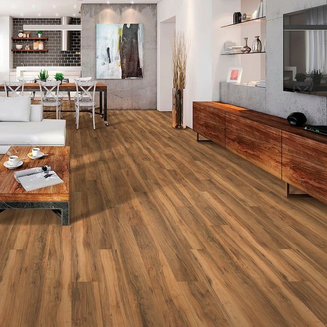 Quick-Step Studio QuickStep Studio + Spill Repel Westend Apple 12-mm T x 6-in W x 48-in L Waterproof Wood Plank Laminate Flooring (16.12-sq ft / Carton) - Image 2