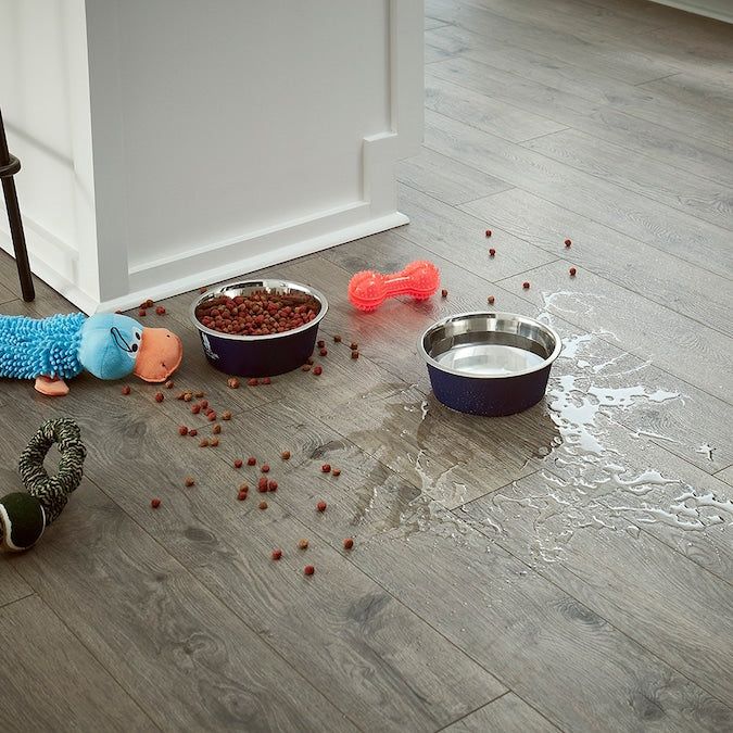 Quick-Step Studio QuickStep Studio + Spill Repel Whistler Oak 12-mm T x 6-in W x 48-in L Waterproof Wood Plank Laminate Flooring (16.12-sq ft / Carton) - Image 10