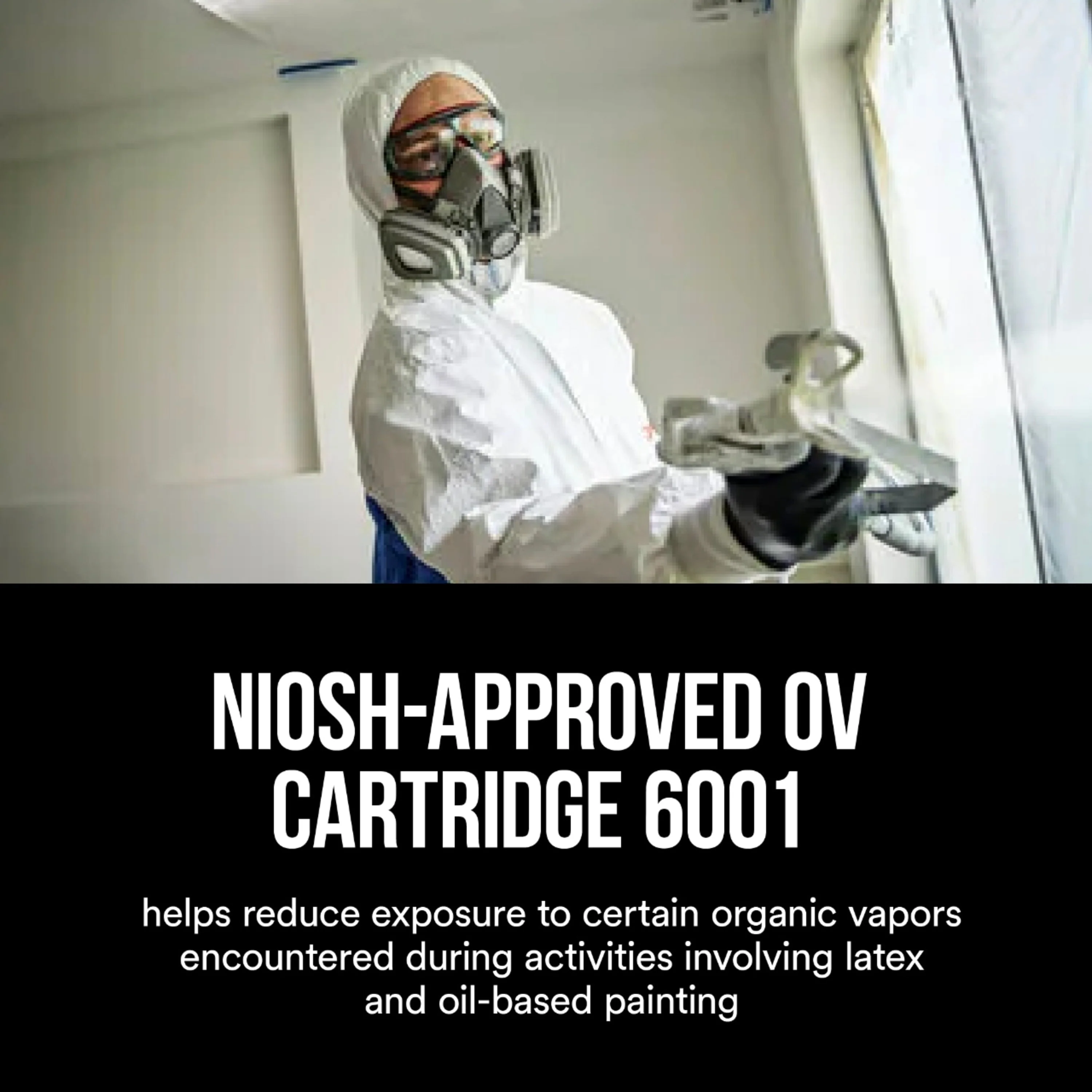 3M Reusable Painting Valved Safety Mask - Image 5