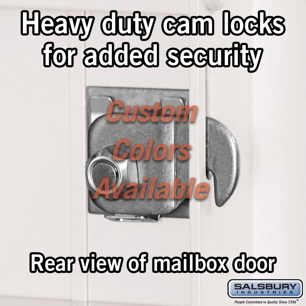 Recessed Mounted 4C Horizontal Mailbox - 11 Door High Unit - Double Column - Rear Loading - Private Access - Image 3