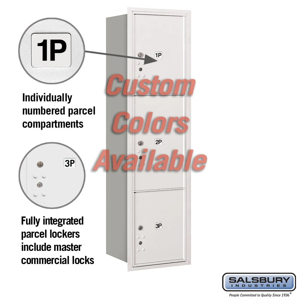 Recessed Mounted 4C Parcel Locker with Rear Loading Access - Image 2