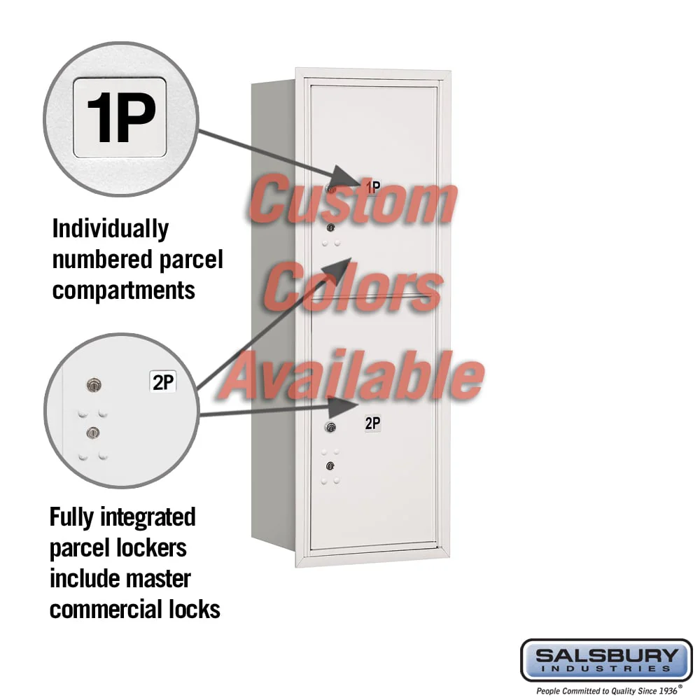 Recessed Mounted 4C Parcel Locker with Rear Loading Access - Image 4