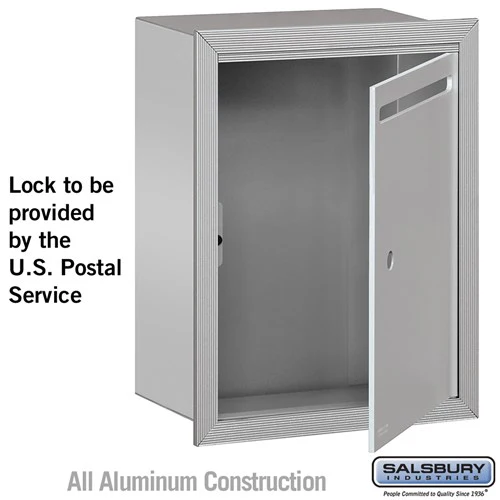 Recessed Mounted Aluminum Letter Box with USPS Access - Image 2