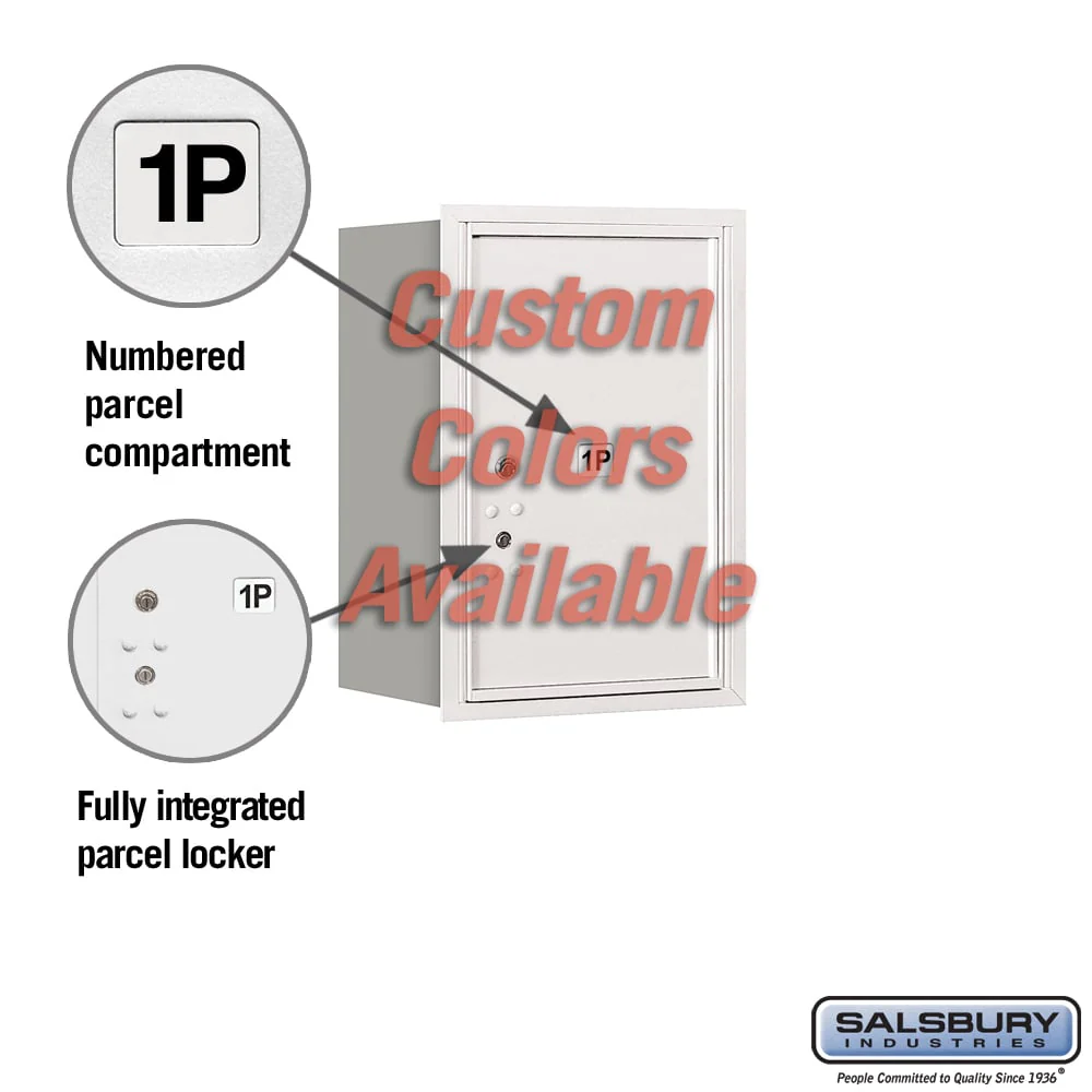 Recessed Mounted Parcel Locker - 6 Door High Unit - Rear Loading - USPS Approved - Image 2