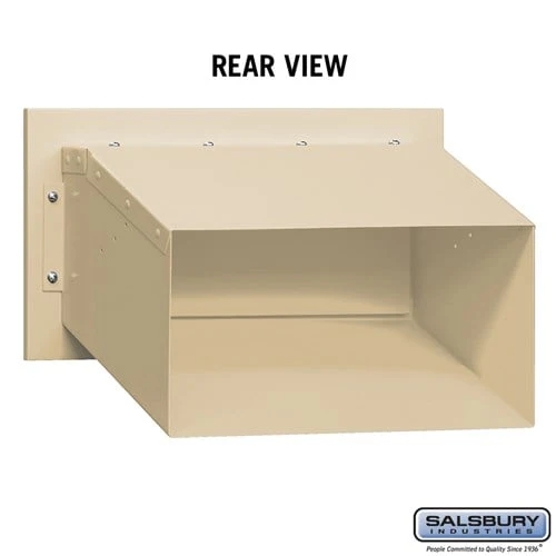 Recessed Sandstone Mail Drop with Adjustable Flap - Image 4