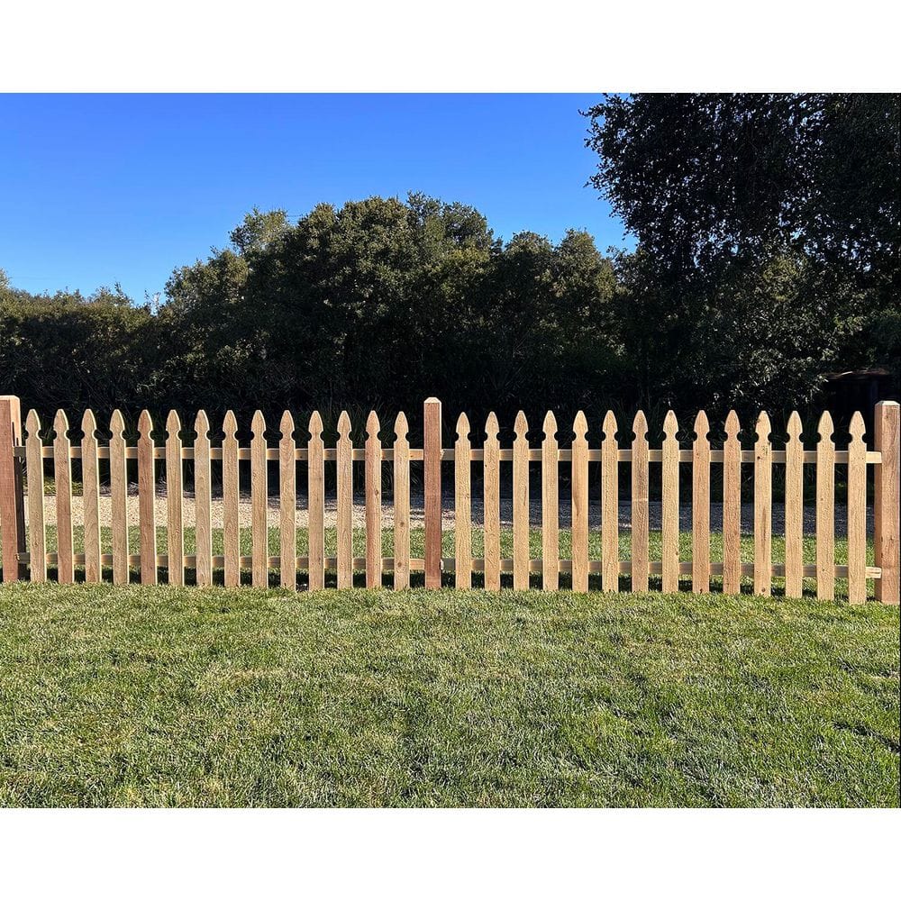 Redwood Empire 3.5 ft. x 8 ft. Cedar Gothic Top Wood Fence Panel - Image 2