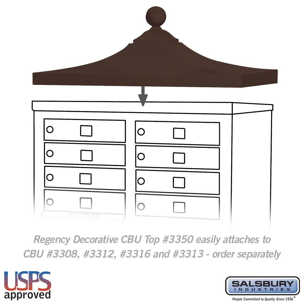 Regency Decorative CBU Top - Bronze - Image 2