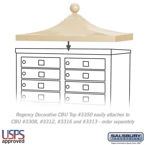 Regency Decorative CBU Top - Sandstone - Image 2