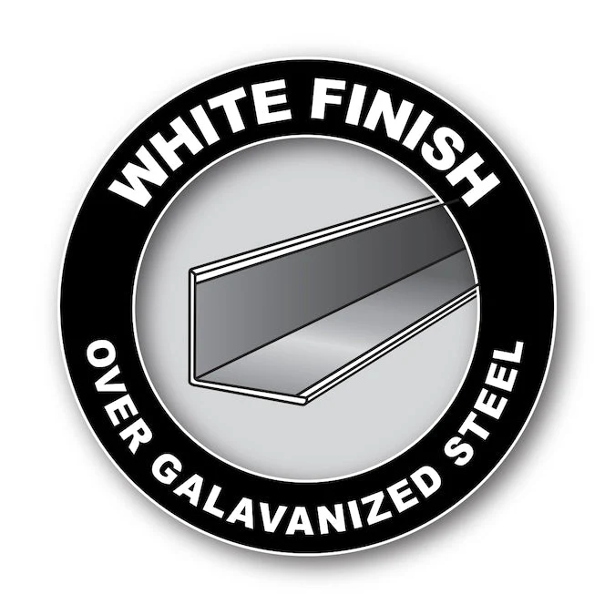 RELIABILT 144-in Galvanized Steel White Wall Moulding Trim - Image 10