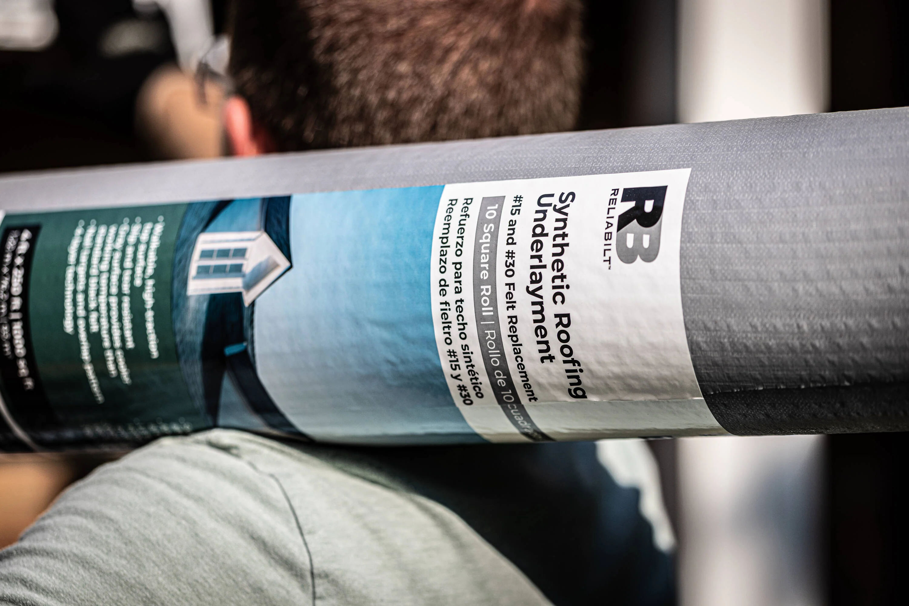 RELIABILT Synthetic Roof Underlayment, 48-in x 3.7, 1,000-sq ft Roll - Image 3