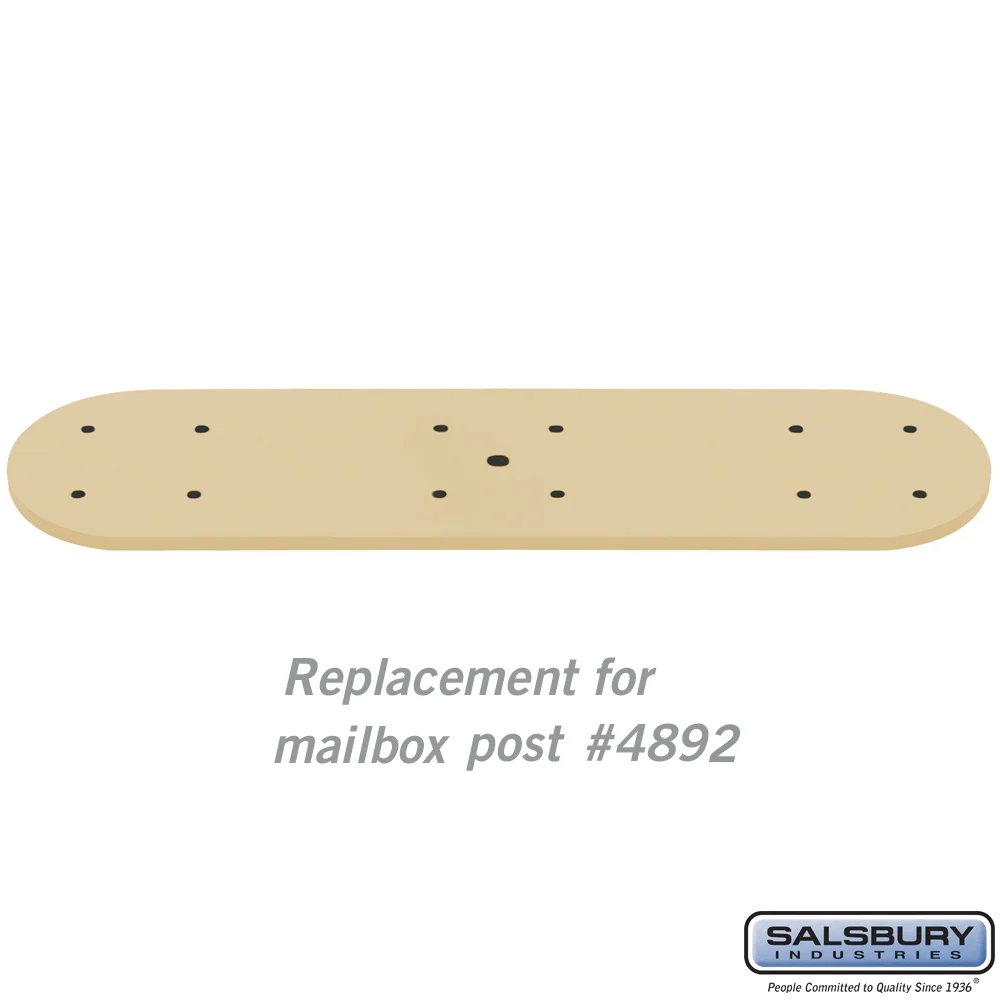 Replacement Arm Kit for Classic Mailbox Post - Two-Sided Beige