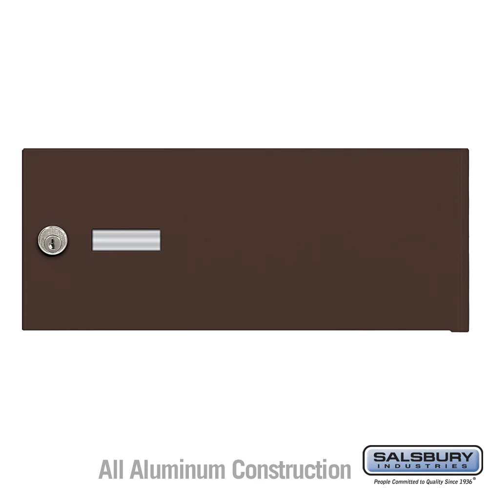 Replacement Door and Lock for 4B+ Horizontal Mailbox with Keys - Bronze
