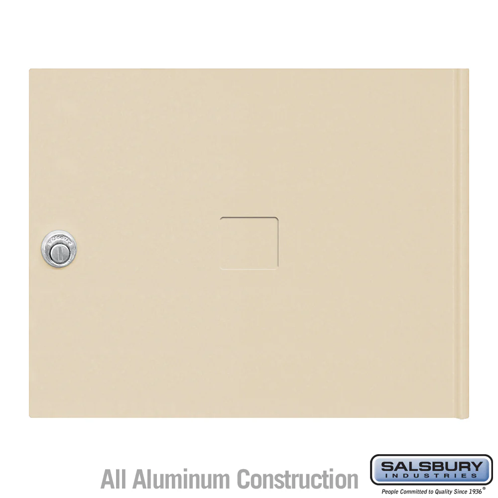Replacement Door and Lock for 4C Horizontal Mailbox - Sandstone