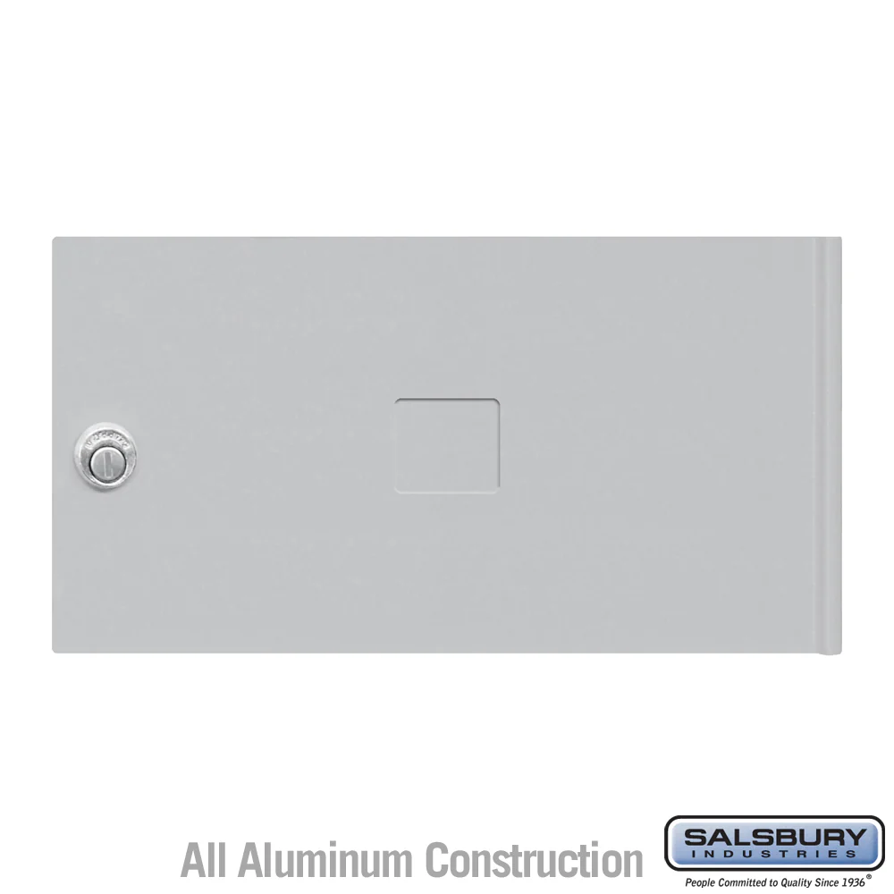 Replacement Door and Lock for 4C Horizontal Mailbox with 3 Keys - Aluminum
