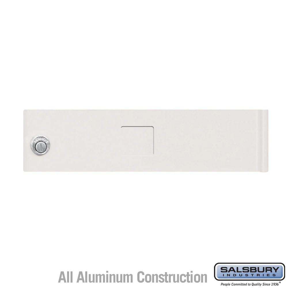 Replacement Door and Lock for Standard C Size Cluster Box Unit with 3 Keys - White - Image 2