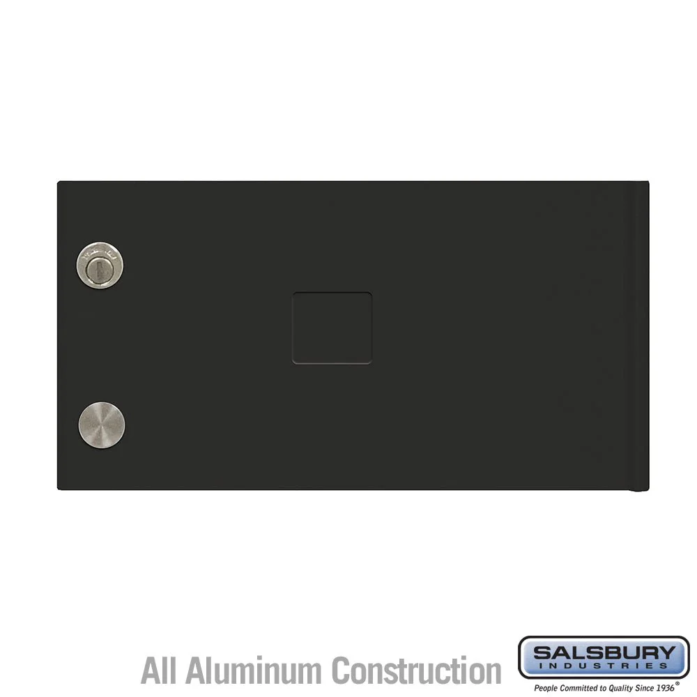 Replacement Door and Lock for Cluster Box Unit with 3 Keys - Black